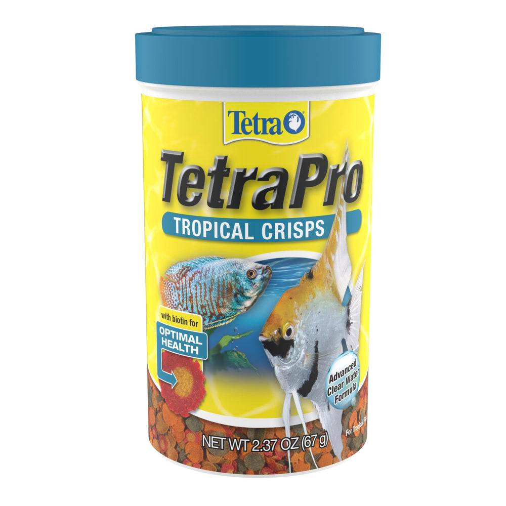TetraPRO Tropical Crisps en bolsa para acuarismo, práctico y fácil de dosificar.