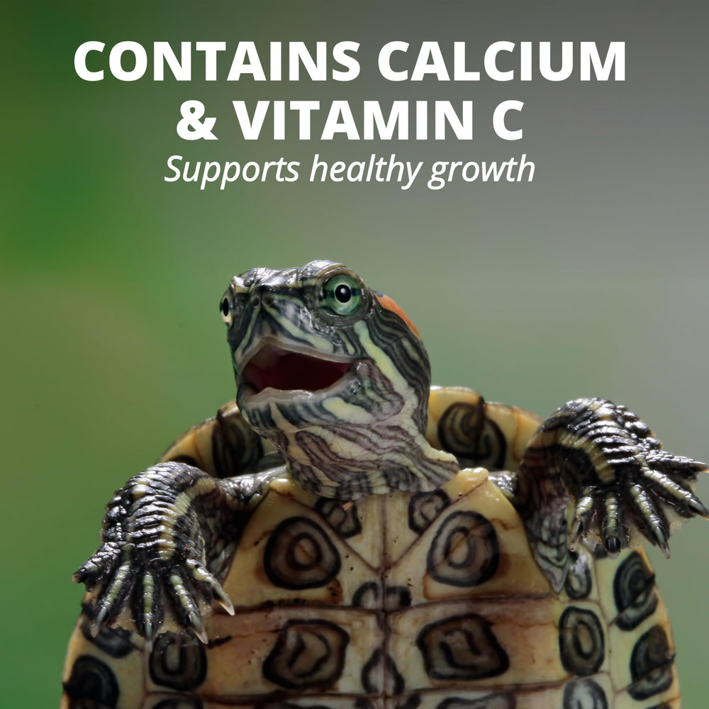 Tetra ReptoMin, palitos flotantes con calcio y vitamina C para salud.