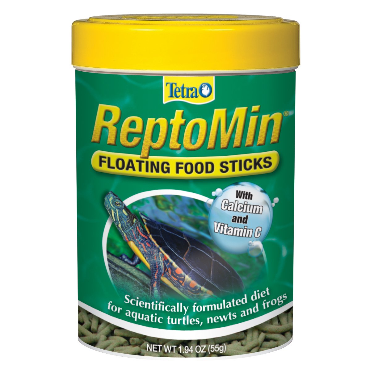 Tetra ReptoMin: palitos flotantes para tortugas, fácil alimentación en agua.