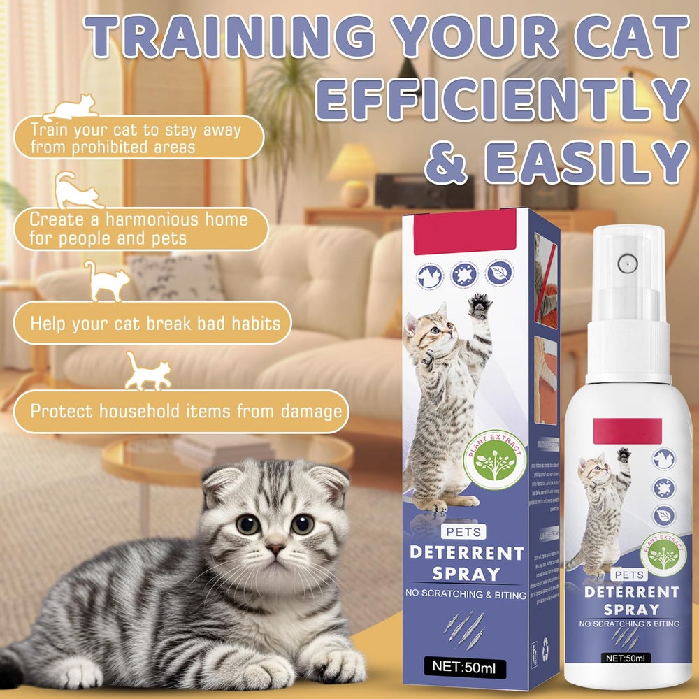 Tetra spray para uso interior y exterior con gatos.