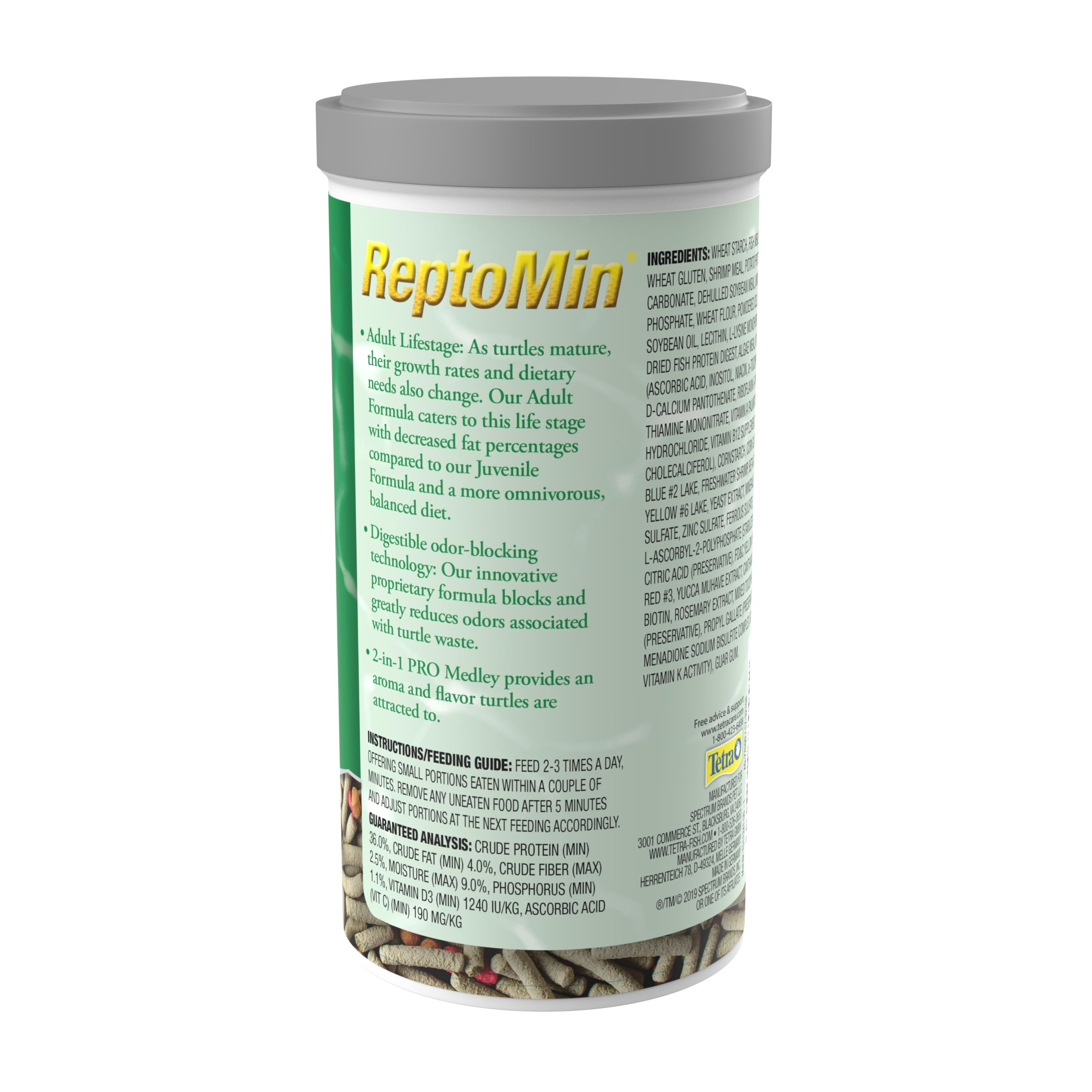 Tetra Tetrafauna PRO ReptoMin Pro Sticks, soporte nutricional con ProCare.