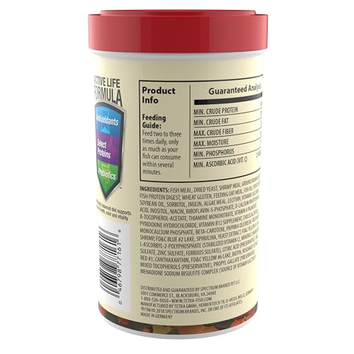 TetraColor Tropical Flakes, realce de colores en peces tropicales