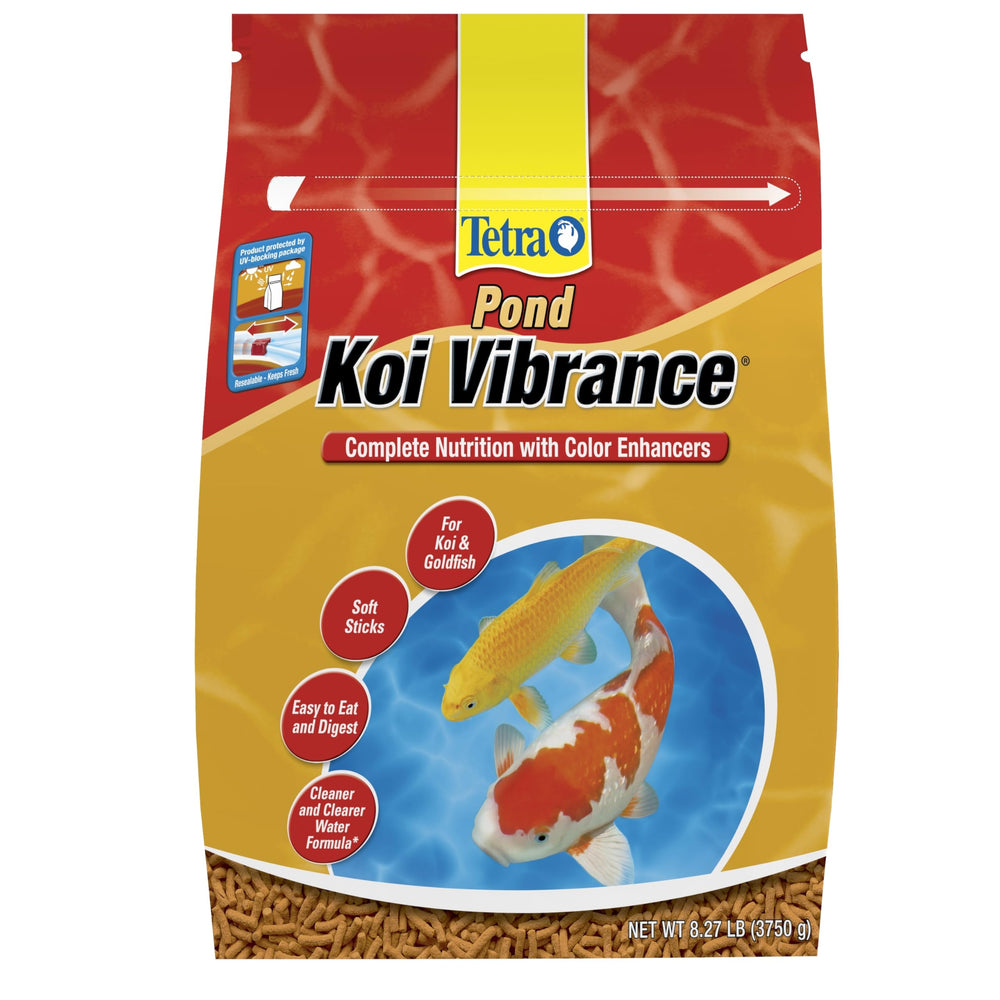 Tetrapond Koi Vibrance: bolsa de 8,27 lb lista para alimentar koi.