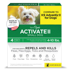 TevraPet Activate II: aplicación en la base del cuello para protección de 30 días