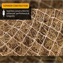 Texas Haynet: diseño americano con malla resistente a UV para exterior.