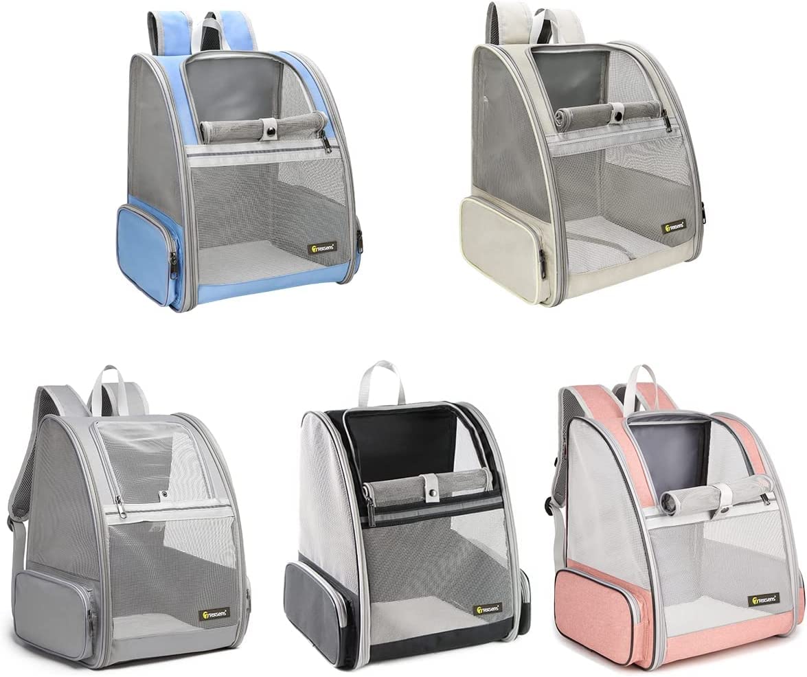 Texsens mochila para mascotas, uso en viajes y paseos.