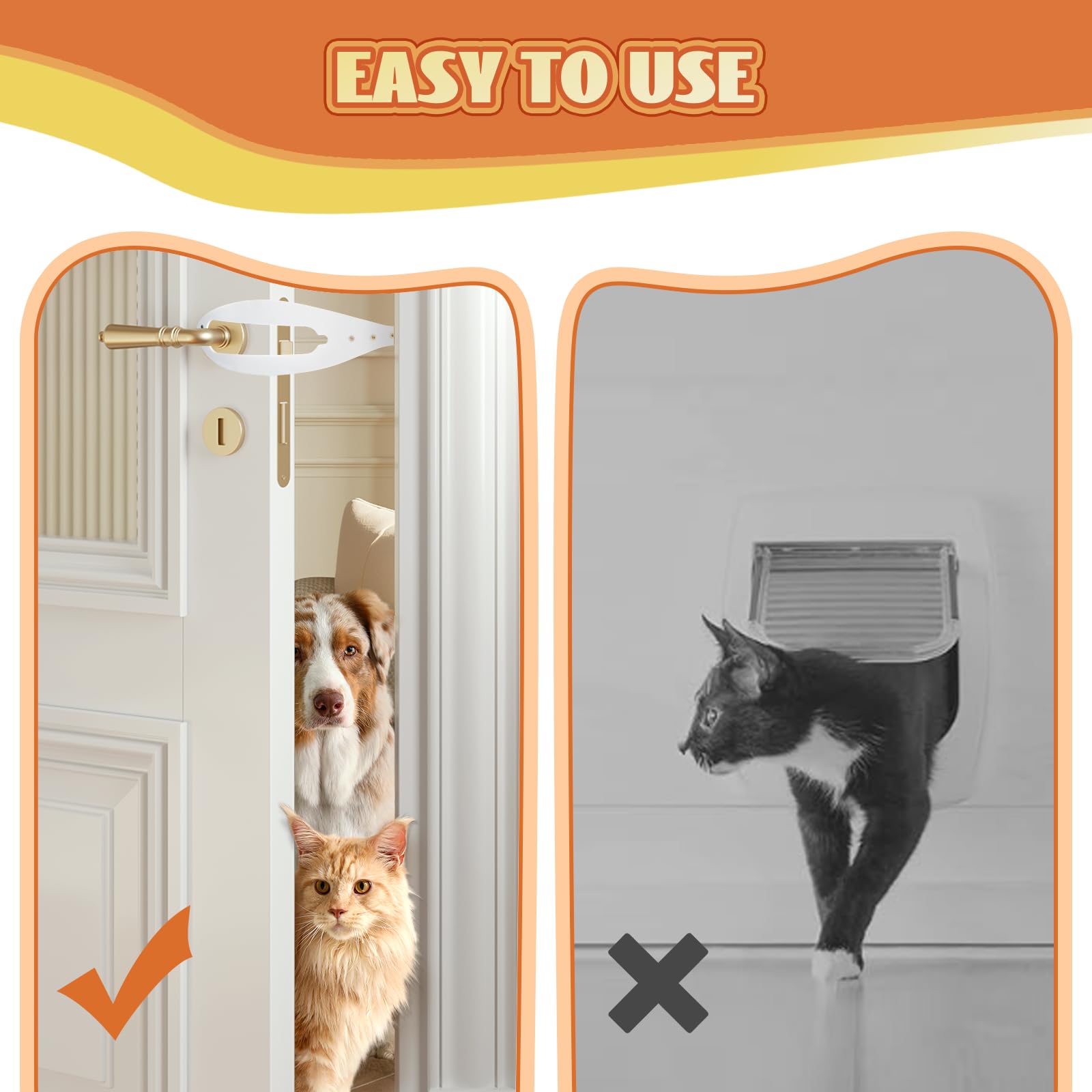 TGIOW diseño resistente para gatos de diferentes tamaños.