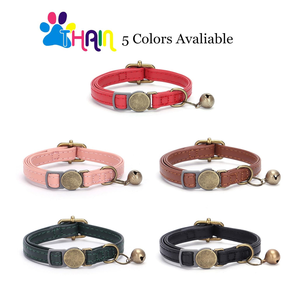 Ajuste de talla en THAIN collar, adaptación a diferentes gatos.