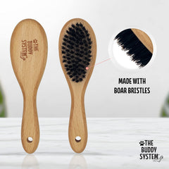The Buddy System brosse chat – massage doux et stimulation des huiles naturelles.
