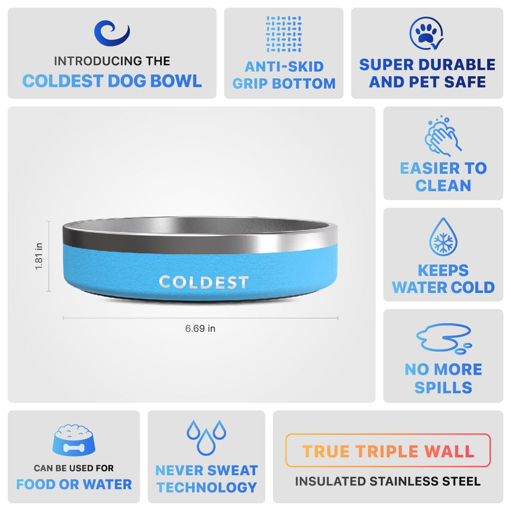 Bol The Coldest Water compatible lave-vaisselle pour entretien rapide.