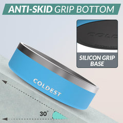 The Coldest Water cuenco aislado de triple pared para agua estable