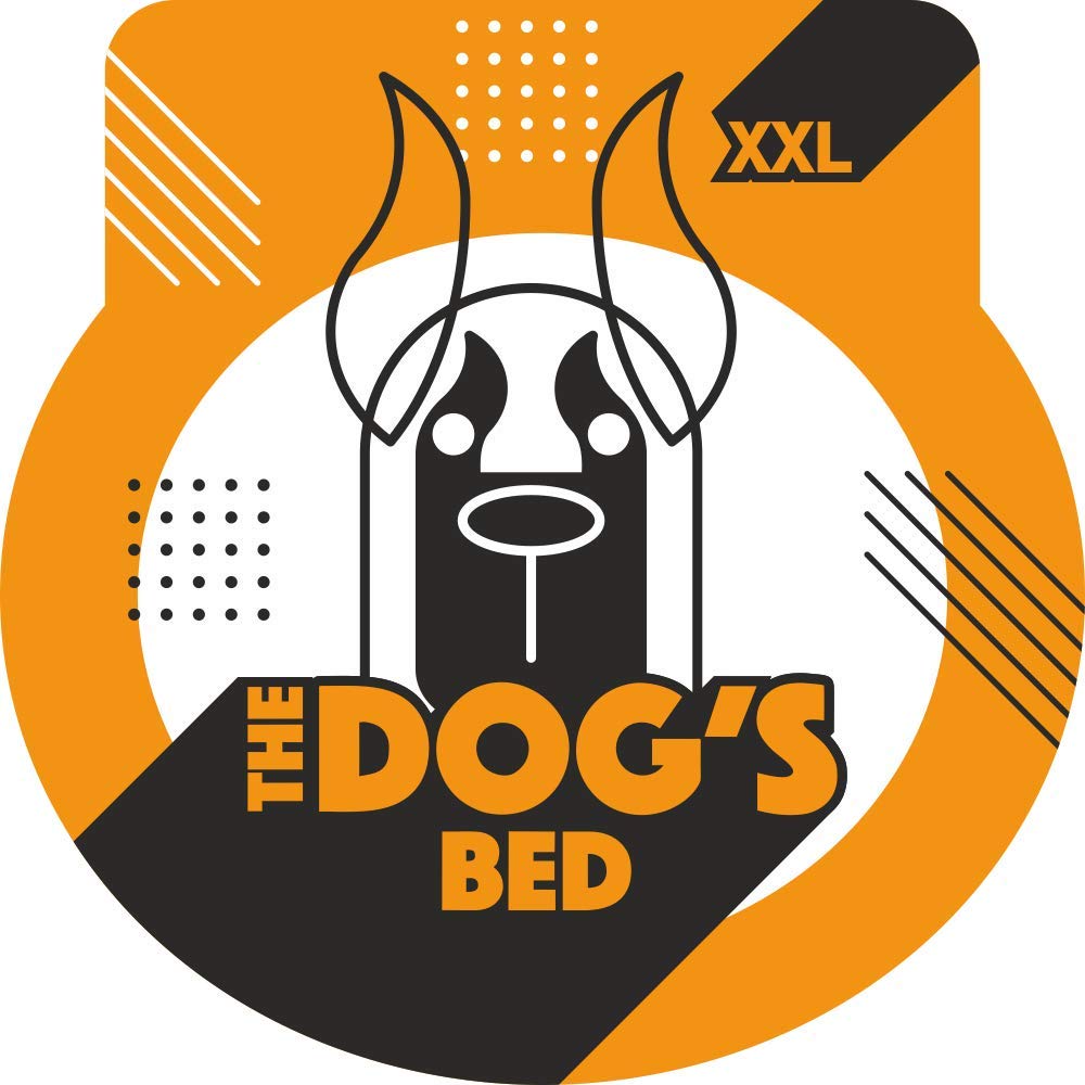 The Dog's Balls Bed para razas gigantes ofrece espacio cómodo para dormir.