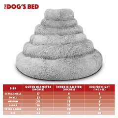 The Dog's Balls Cama Donut Lavable a máquina para limpieza rápida