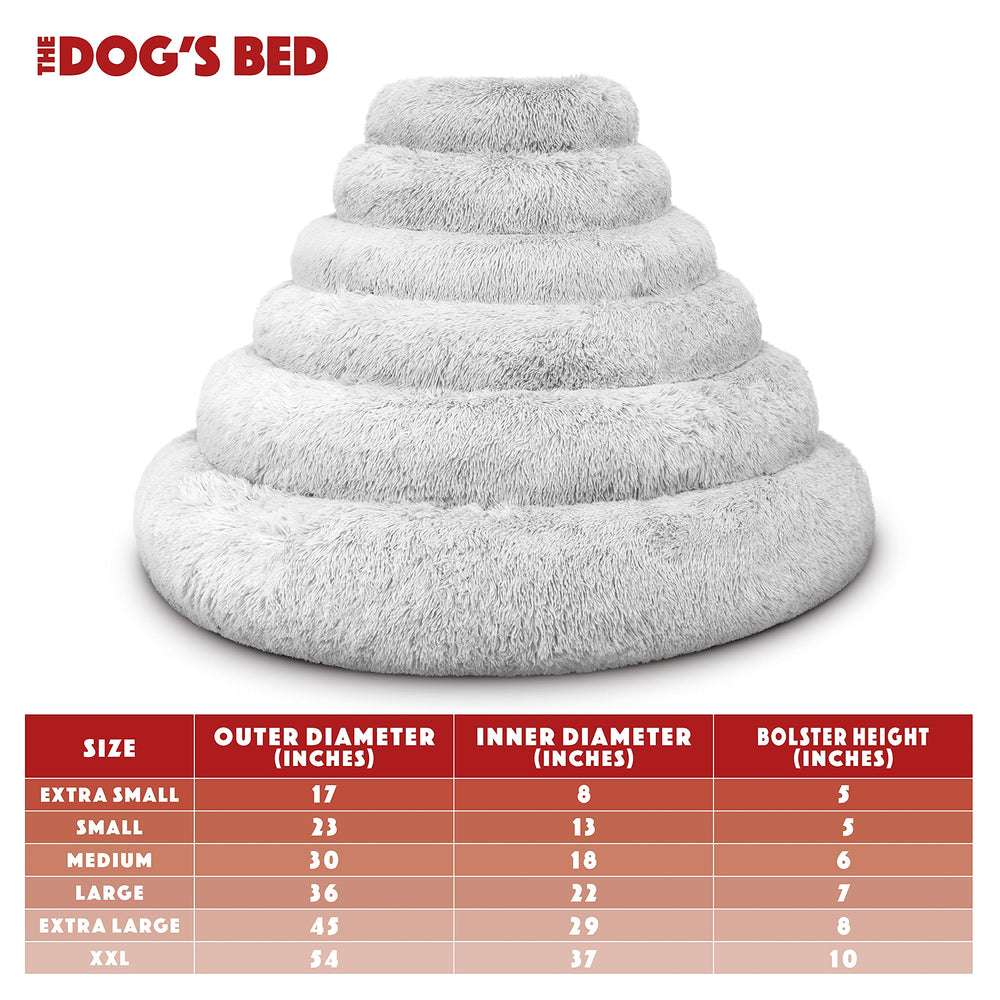 The Dog’s Balls cama rosquilla lavable a máquina mantiene higiene.