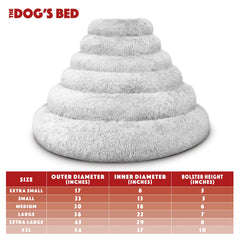The Dog’s Balls cama rosquilla lavable a máquina mantiene higiene.