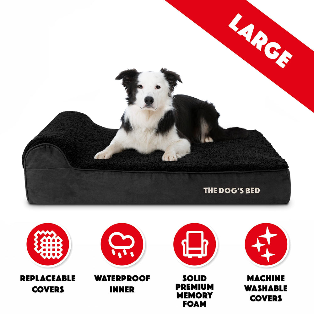The Dog's Balls colchón de memoria con soporte suave para perros