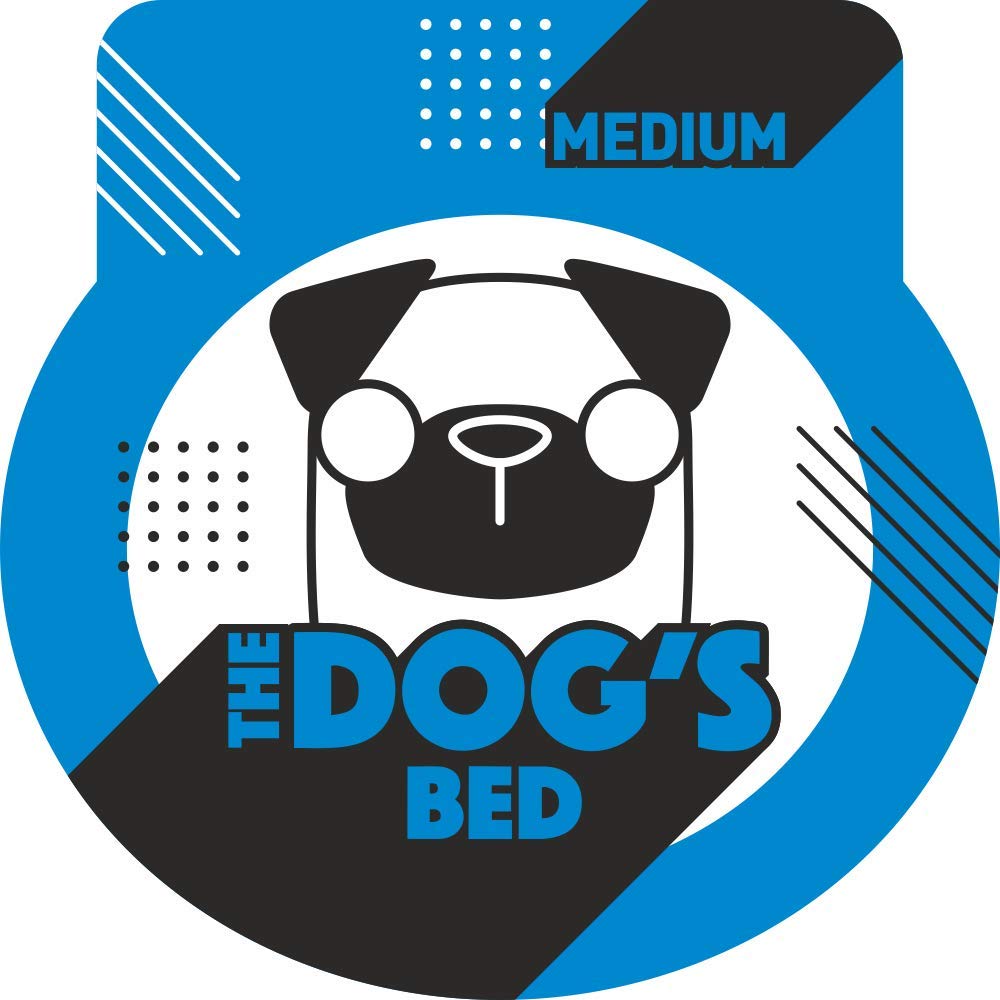 The Dog's Balls diseño gris con ribete negro combina con cualquier decoración.