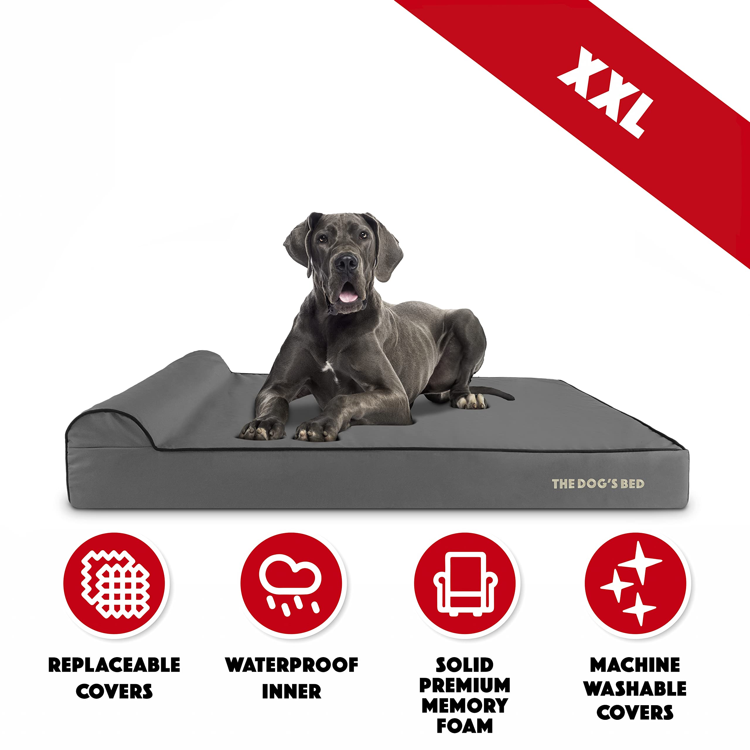 The Dog's Balls reposacabezas integrado para mayor comodidad al dormir