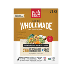 Base deshidratada The Honest Kitchen con vegetales para comidas caseras de perros.
