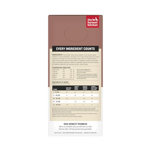 The Honest Kitchen Base Mix para 29 libras de comida, ahorra tiempo.