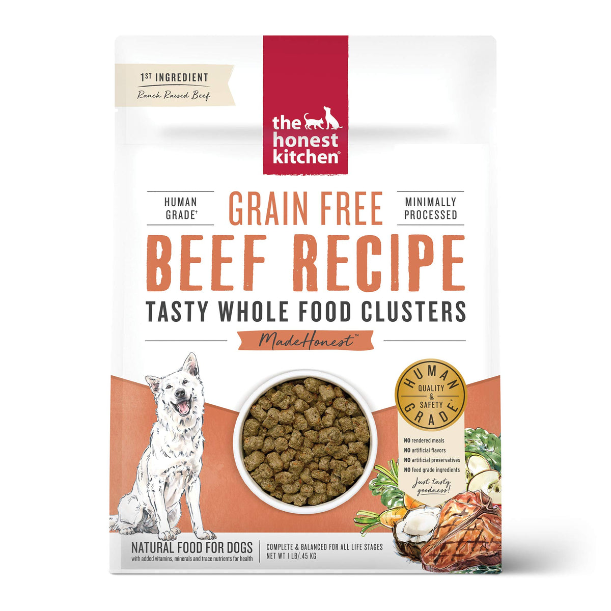 The Honest Kitchen Clusters – bolsa de comida para perros, lista para servir