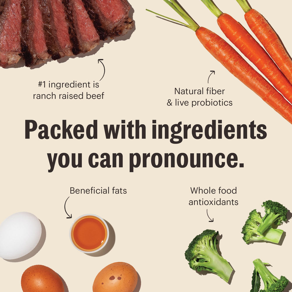 The Honest Kitchen Clusters sin grado alimento humano, ingredientes reconocibles.