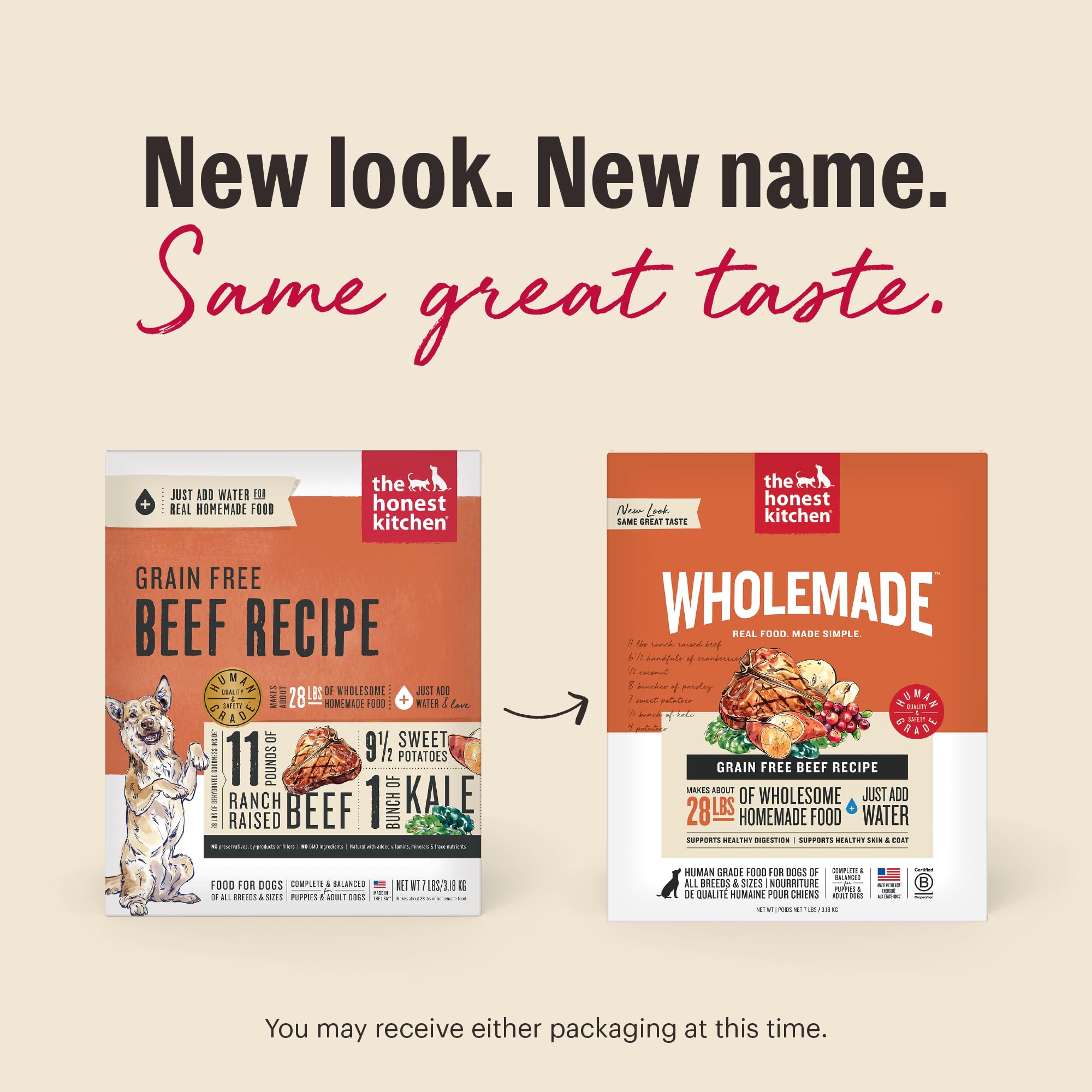 The Honest Kitchen comida para perros de calidad humana con ingredientes reconocibles.