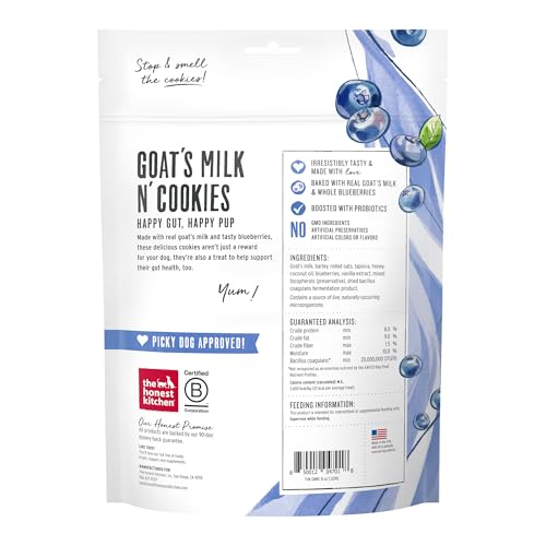The Honest Kitchen – Lait de chèvre et myrtilles comme ingrédients clés, goût naturel