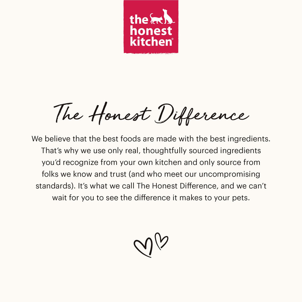 The Honest Kitchen tamano grande para perros grandes y pequeños.