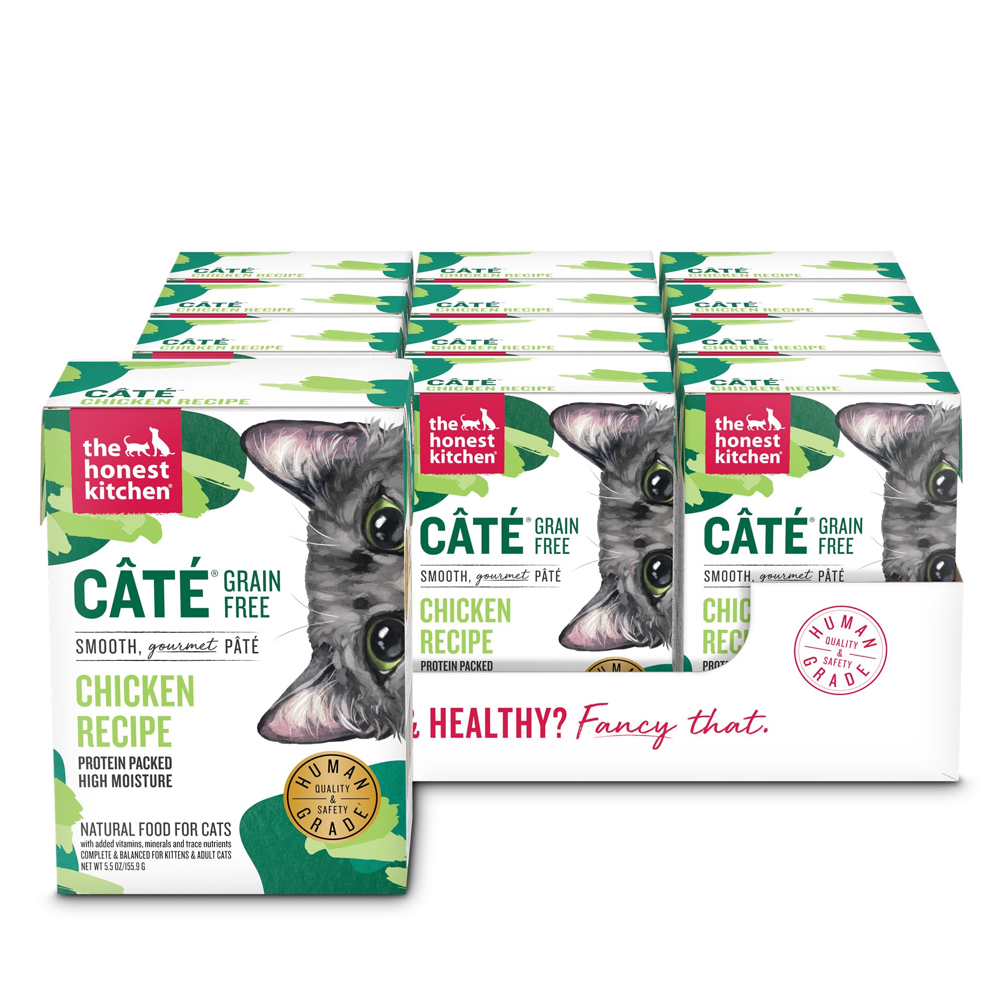 The Honest Kitchen pate-gato-sin-granos-envase práctico para almacenamiento