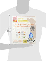 The Honest Kitchen alimento humano con pato y batata dulce para perros.