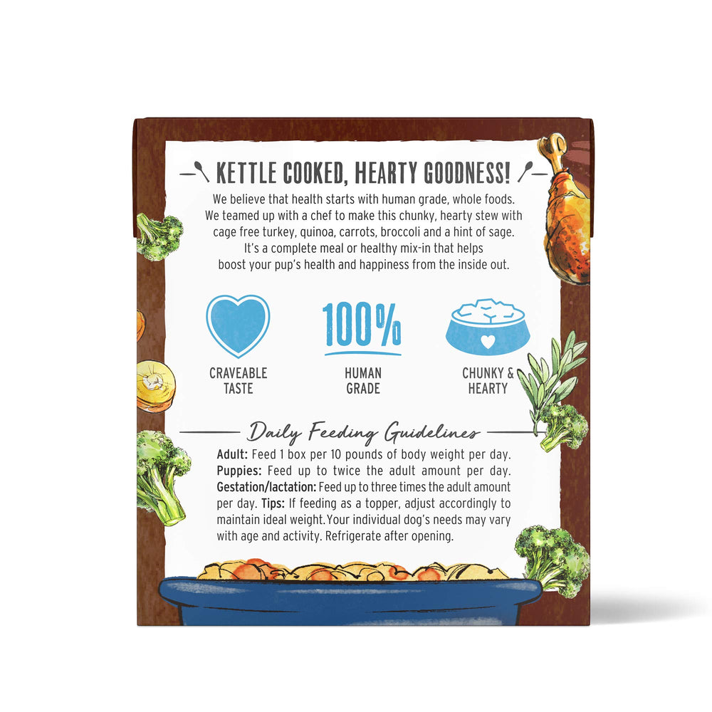 The Honest Kitchen quinoa estofado para perros: textura sustanciosa ideal para comidas.