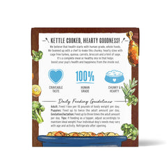 The Honest Kitchen quinoa estofado para perros: textura sustanciosa ideal para comidas.