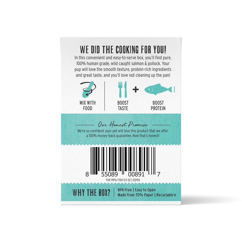 The Honest Kitchen proteína de alta calidad con salmón y pollock para perros