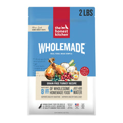 The Honest Kitchen WholemadeDeshidratado de pavo en bolsa para preparación rápida