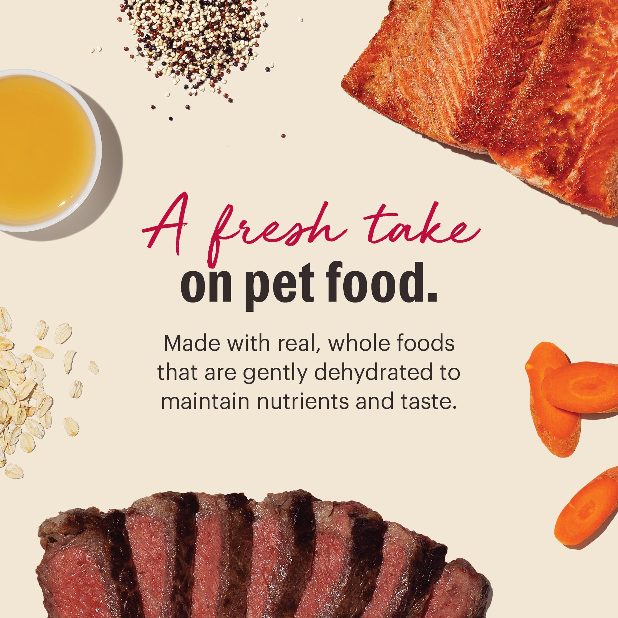 The Honest Kitchen WholeMade sirve como comida completa para perros de todas las edades.
