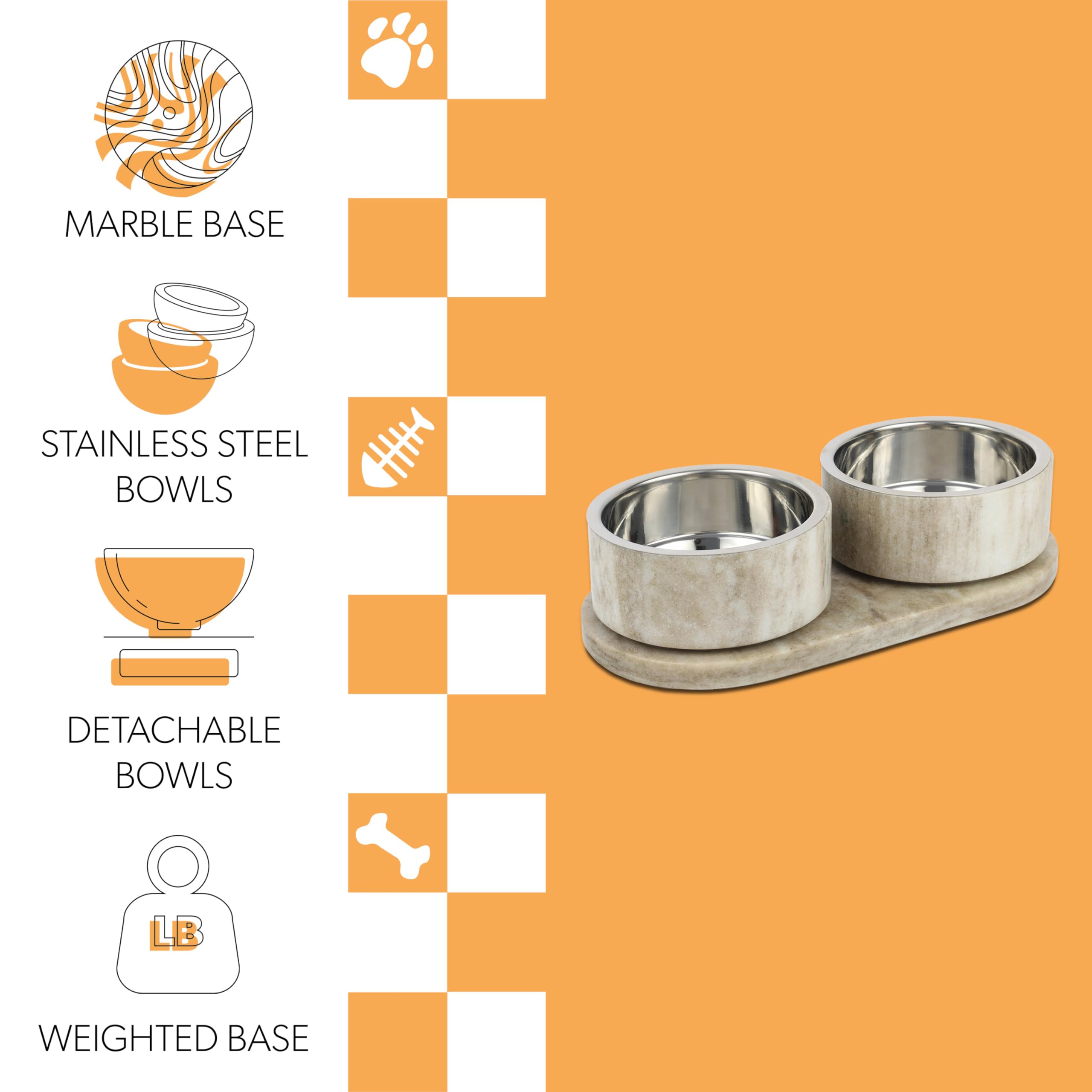 THE LICKER STORE DBL1000E cuenco de 12 onzas para raciones diarias del animal.