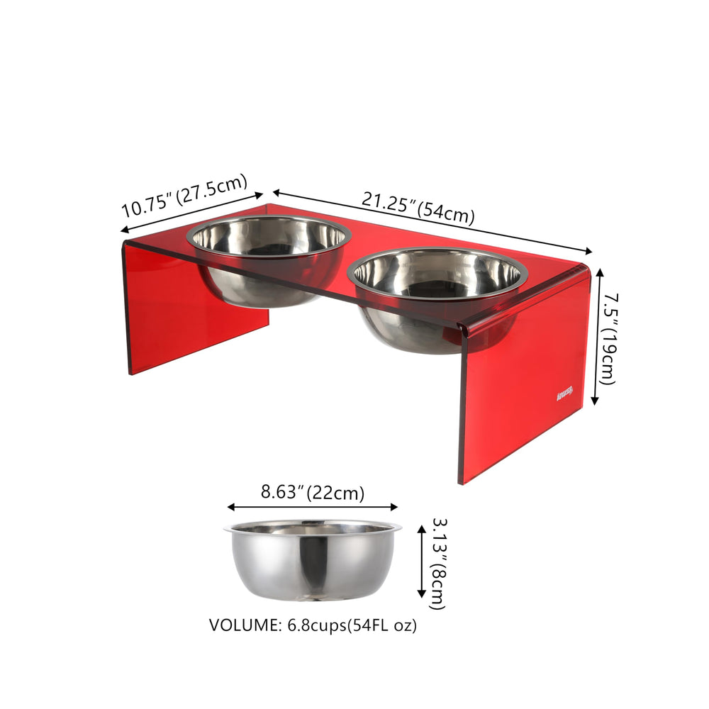 The LICKER STORE Keaton diseño moderno en acrílico rojo para interiores.