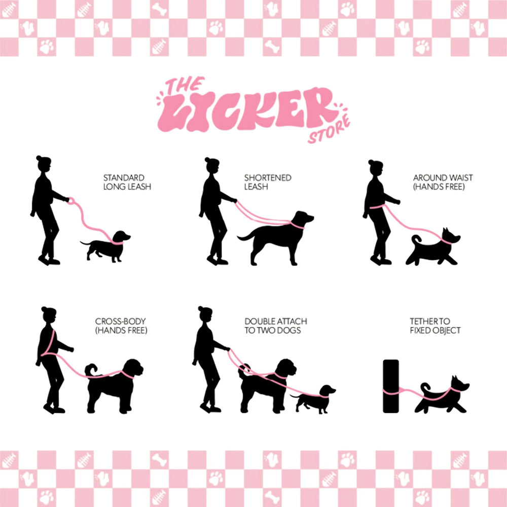 THE LICKER STORE Luna bolsas biodegradables incluidas para paseos responsables