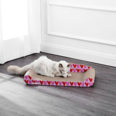 The LICKER STORE Montego: cartón corrugado reciclable que protege muebles al rascar.