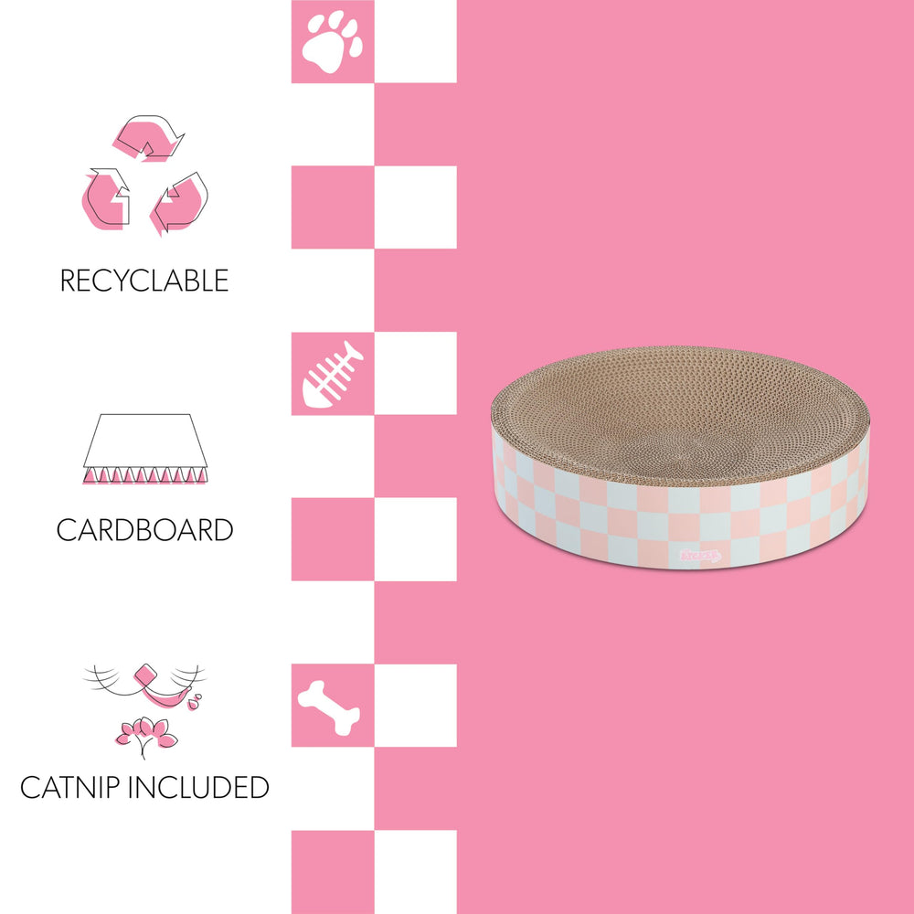 THE LICKER STORE Nelson aro redondo para gatos, combina juego y descanso