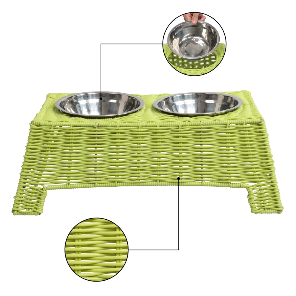 The LICKER STORE Serenity cuencos inox removibles, fáciles de limpiar tras la comida