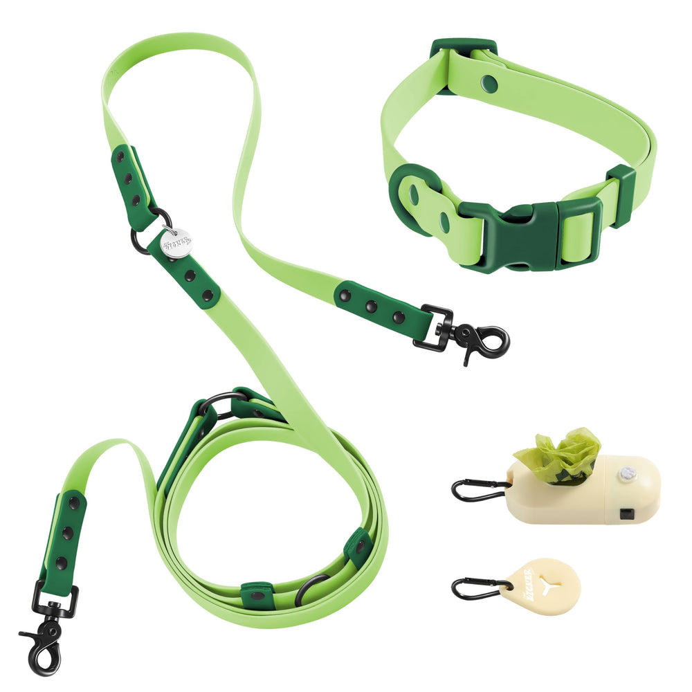 THE LICKER STORE WLK1005B-5SET Luna: correa ajustable 8 ft para paseos manos libres