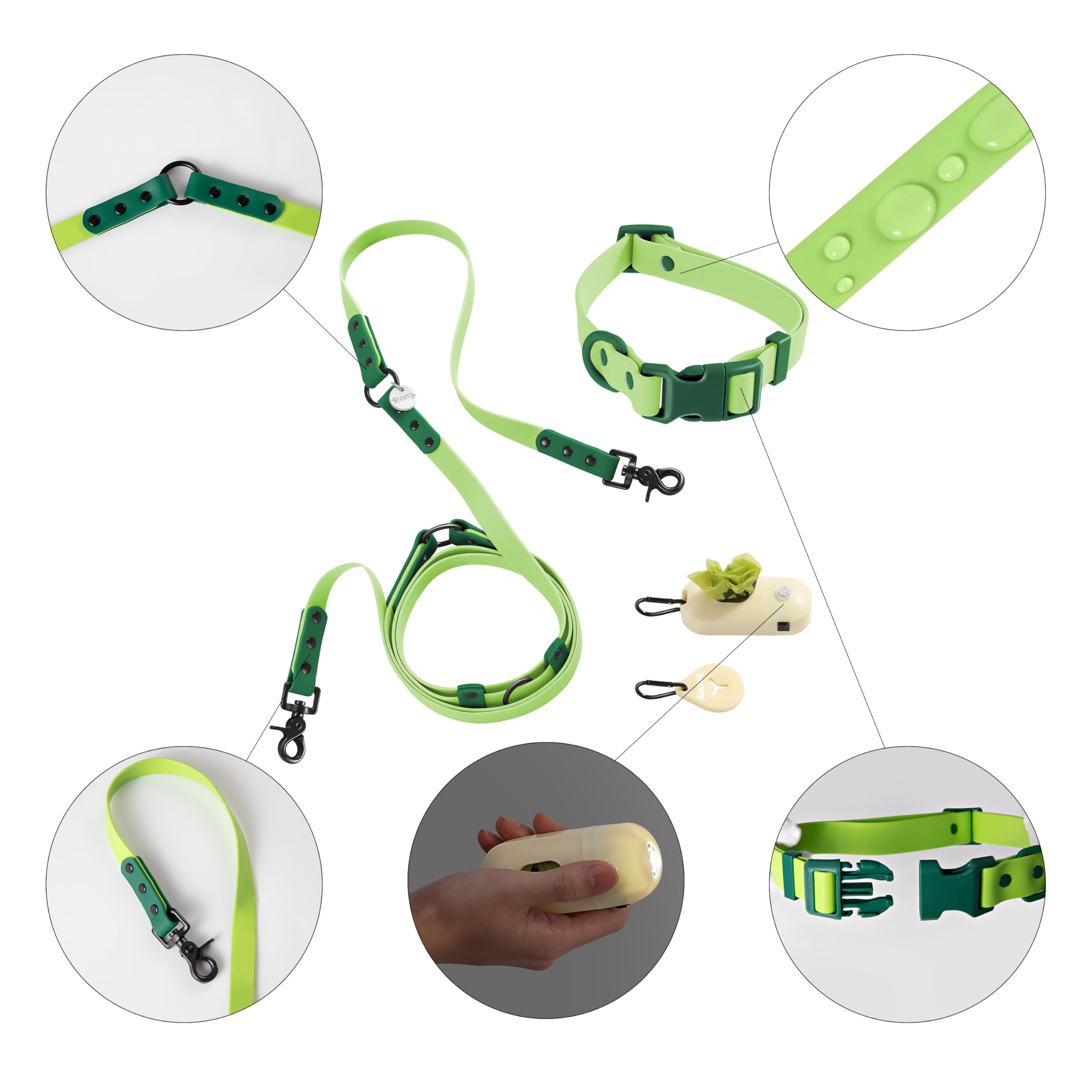THE LICKER STORE WLK1005B-5SET Luna: linterna LED recargable y USB-C