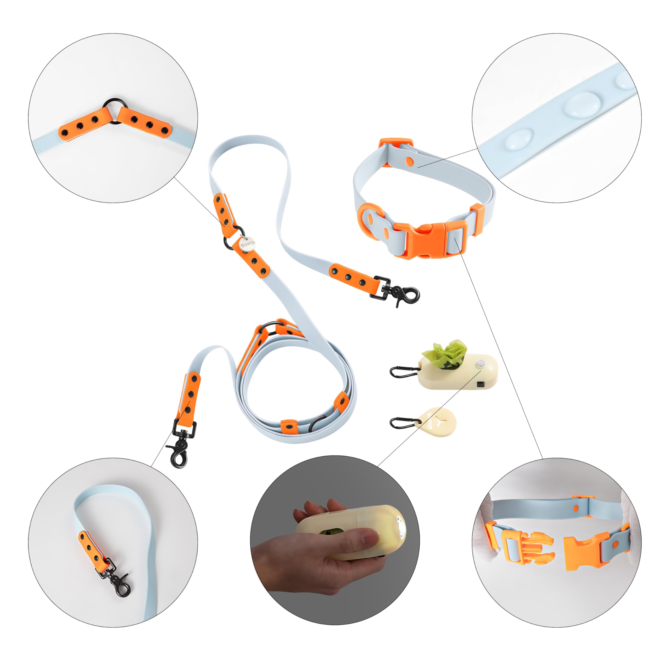 THE LICKER STORE WLK1005D-5SET: bolsas biodegradables incluidas para recogida rápida.