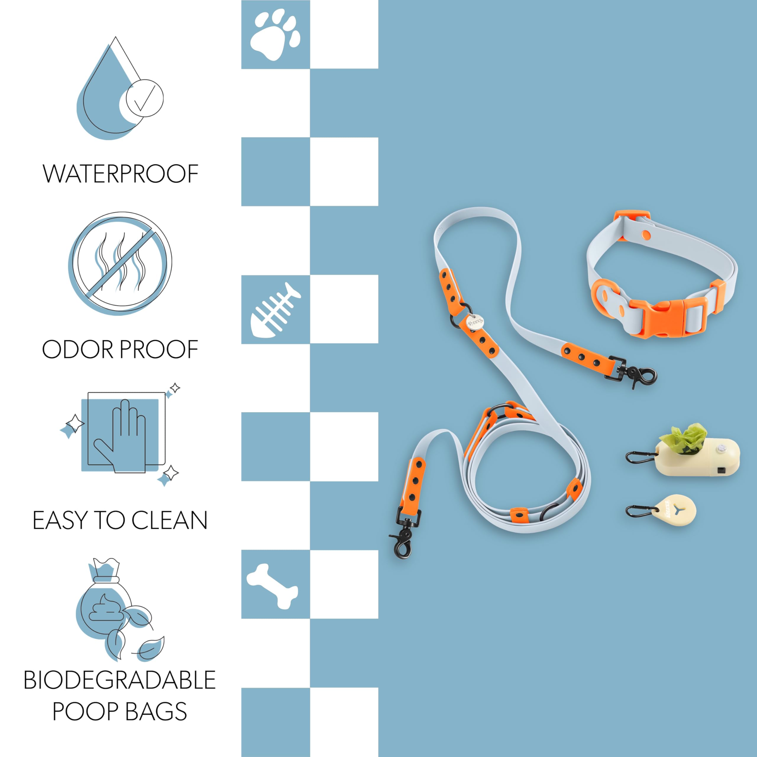 THE LICKER STORE WLK1005D-5SET: linterna LED recargable para paseos nocturnos seguros.