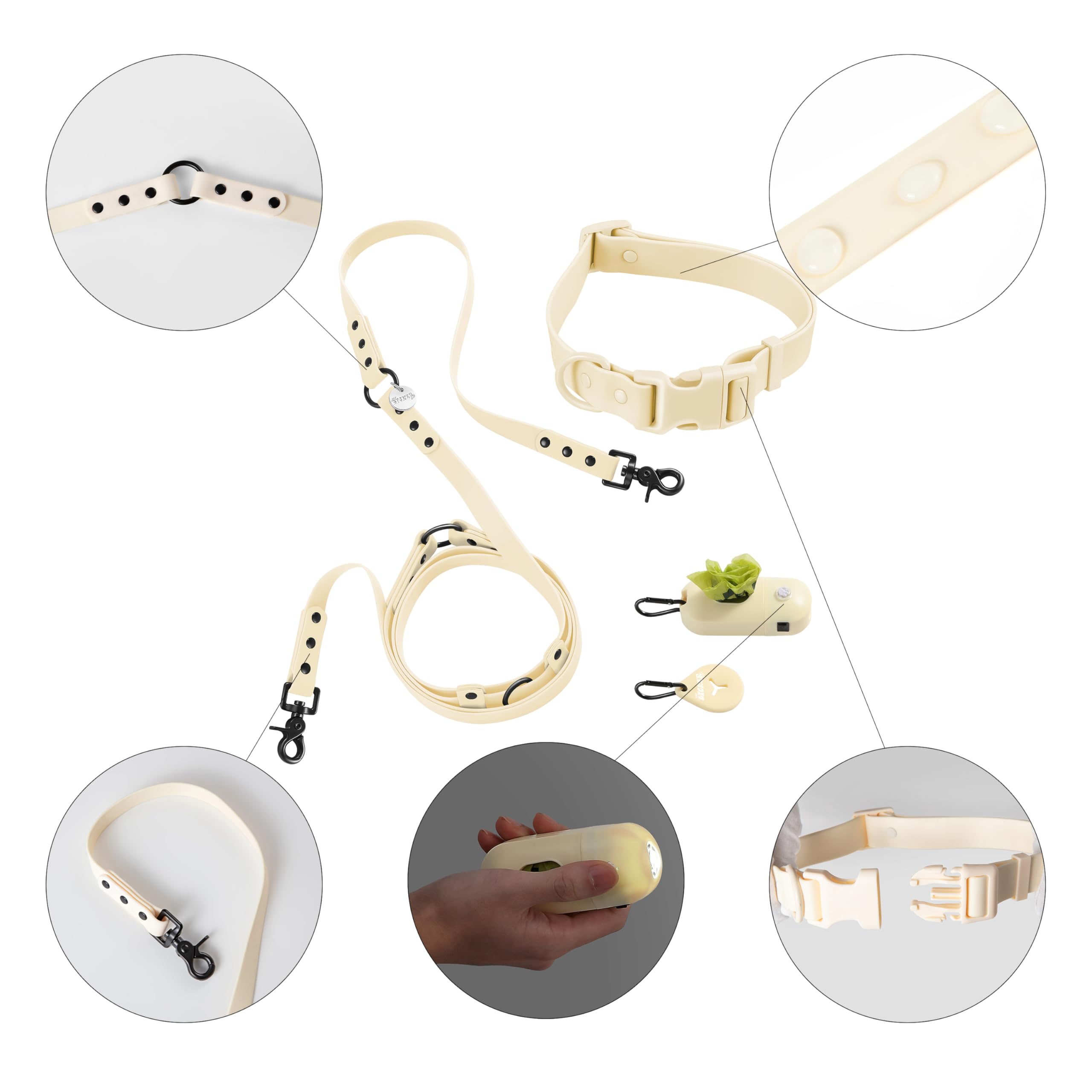 THE LICKER STORE WLK1006L-5SET Paquete de 15 bolsas para mayor conveniencia durante el paseo.