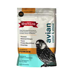 The Missing Link aves color brillo polvo para plumaje brillante y energía