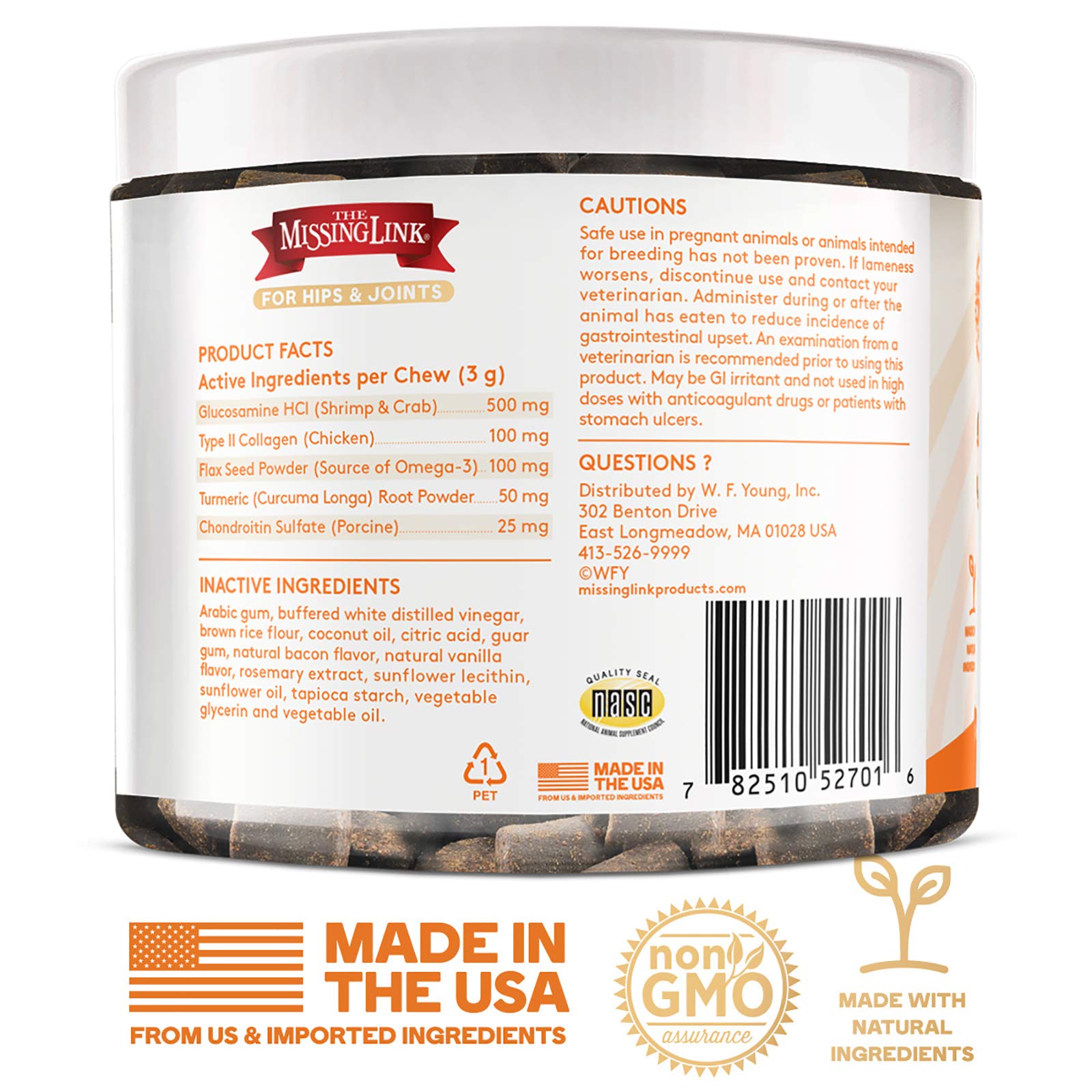 The Missing Link Collagen Care: etiqueta limpia y opciones naturales para perros.