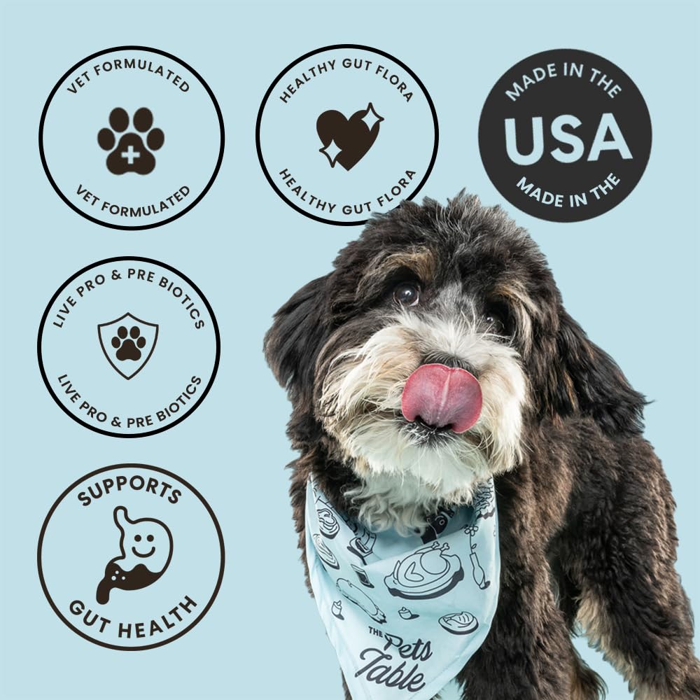 The Pets Table Probiotic Soft Chews sabor pato: textura suave para masticar.
